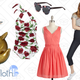 Seychelles Choice Wedge, $56 | Flock on the Wild Side Pool Float, $34 | Esther Williams Bathing Beauty One-Piece Swimsuit, $39 | Komono Coastal Service Sunglasses, $29 | Gotta Go-Getter Dress, $26 | Capris to Make Your Acquaintance Pants, $34 | Grad to be Here Bag, $24